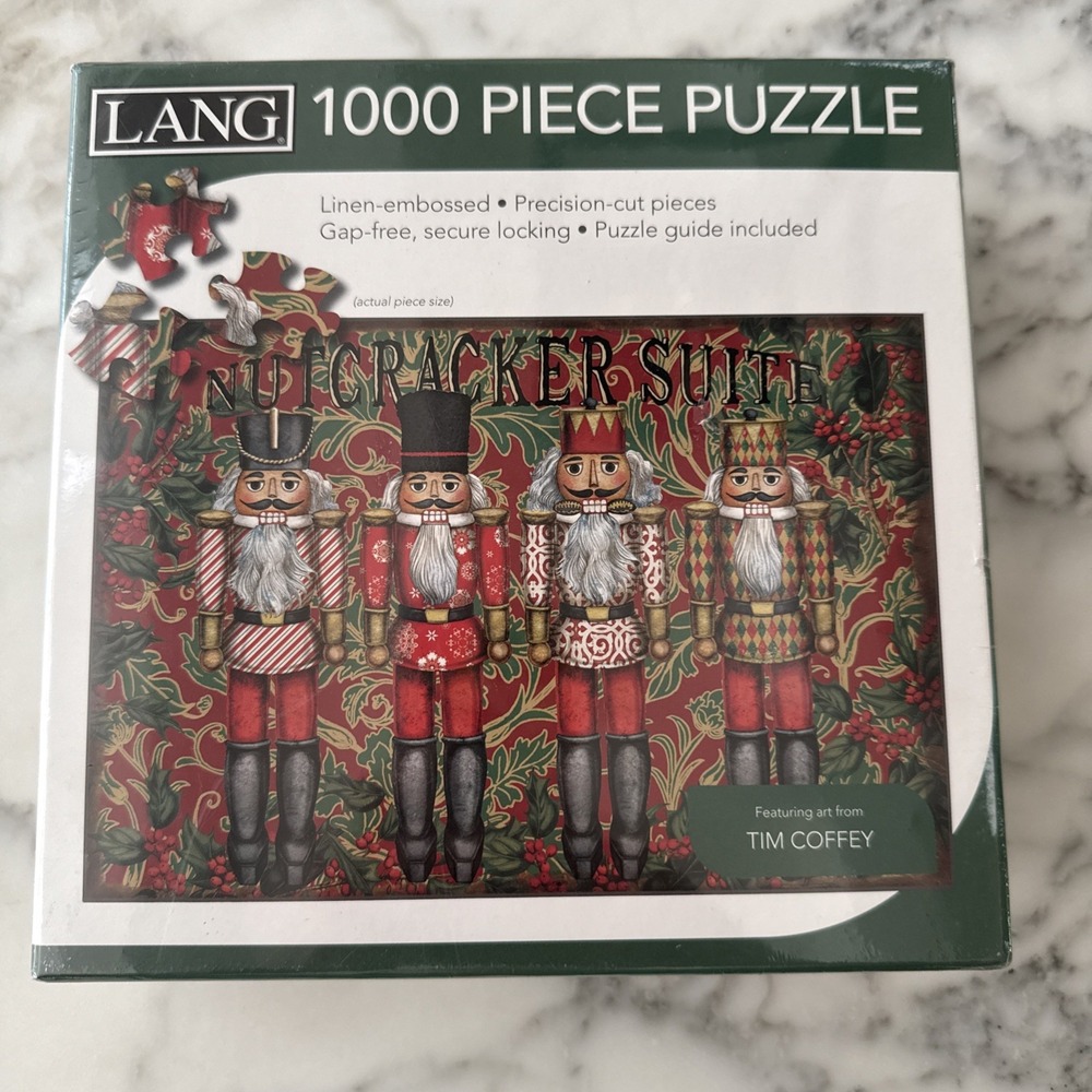 Lang 1000 Piece Puzzle 2021 Christmas Nutcracker Suite With Poster 20" x 29" New
